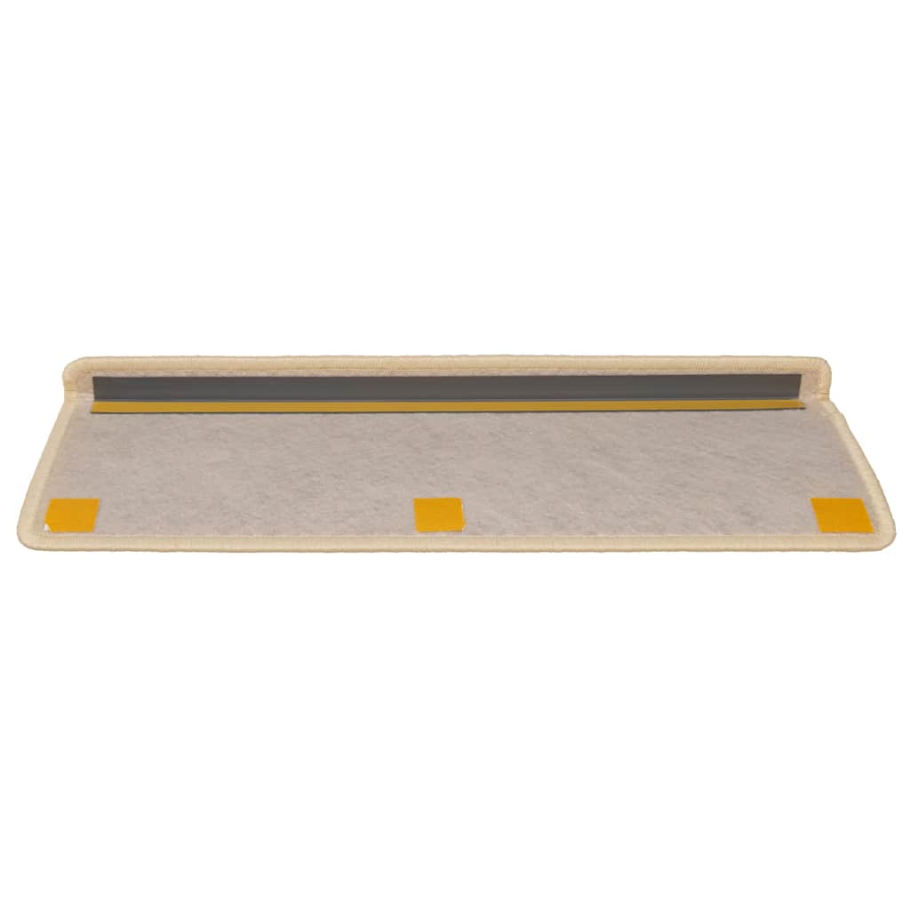 Treppenmatten Selbstklebend Sisal-Look 15 Stk. 65x21x4 Platina