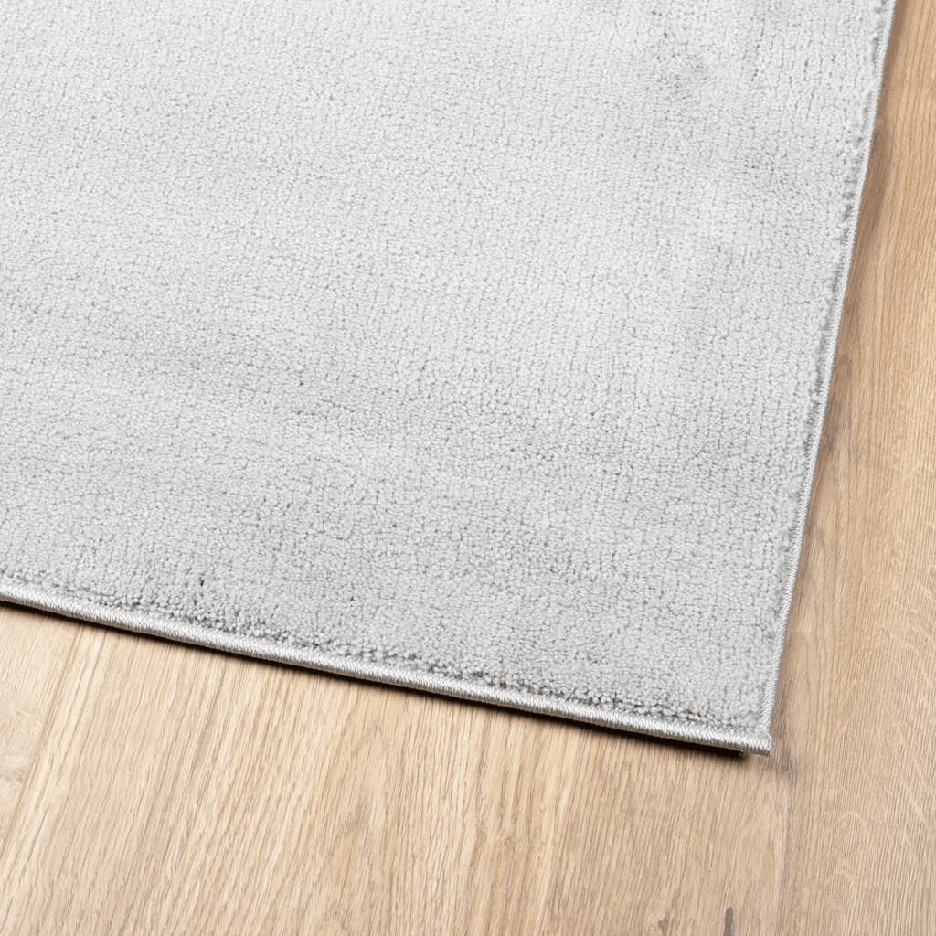 Teppich OVIEDO Kurzflor Anthrazit 120x120 cm