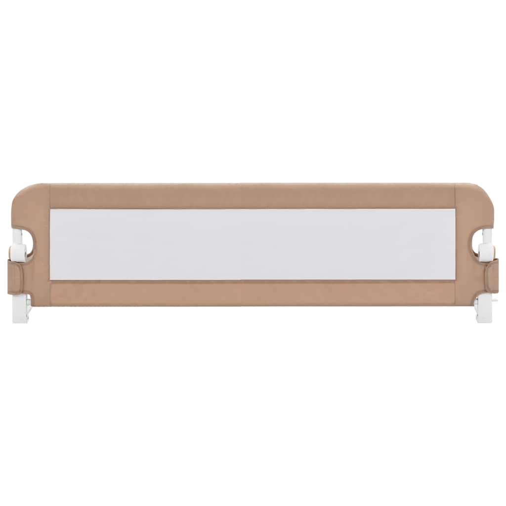 Kleinkind-Bettschutzgitter Taupe 102x42 cm Polyester