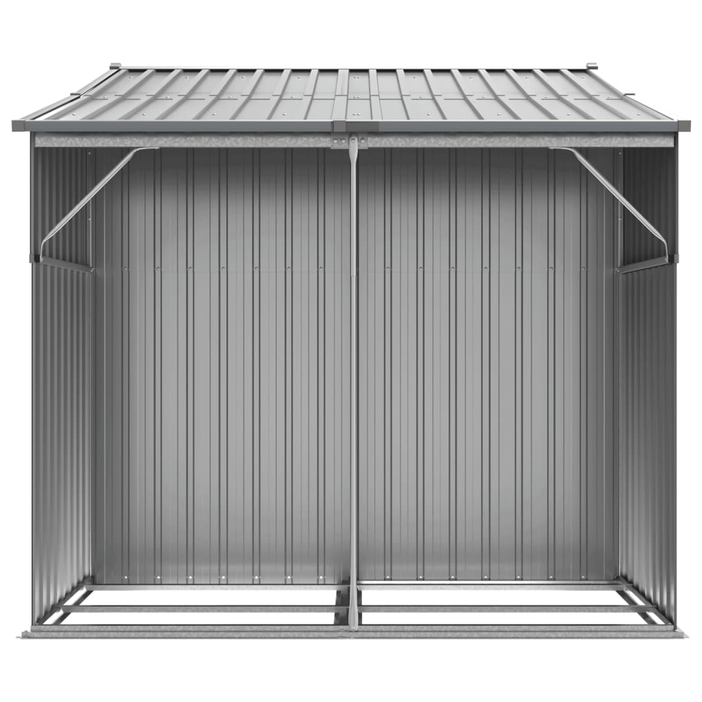 Gerätehaus Grün 277x192,5x179 cm Verzinkter Stahl