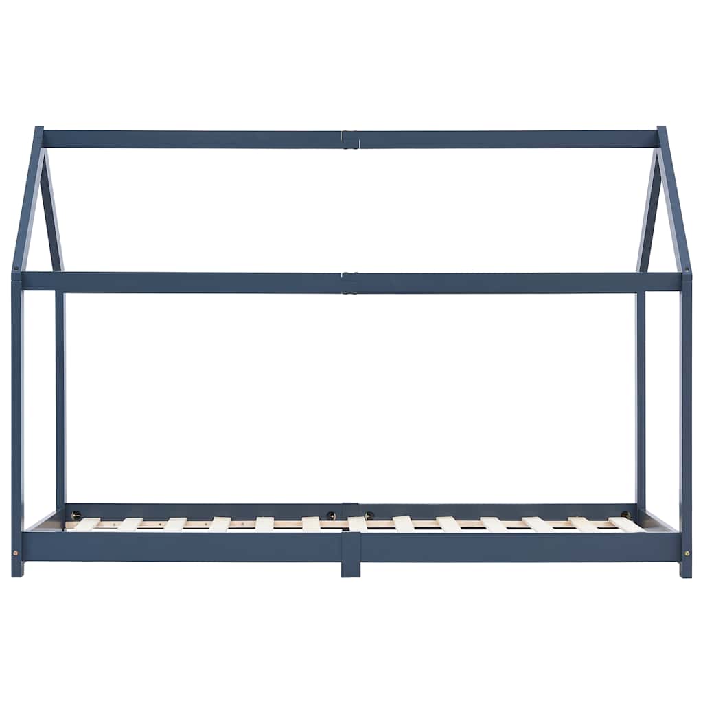 Kinder-Bettgestell Massivholz Kiefer 70 x 140 cm