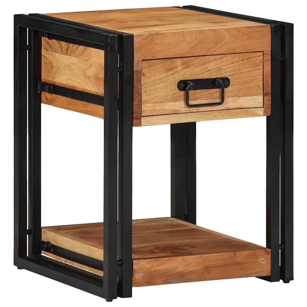 Nachttisch 40 x 35 x 50 cm Massives upgecyceltes Holz