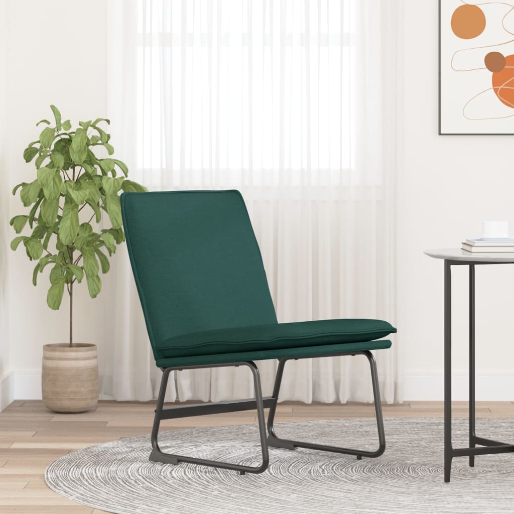 Loungesessel Hellgrau 52x75x76 cm Stoff