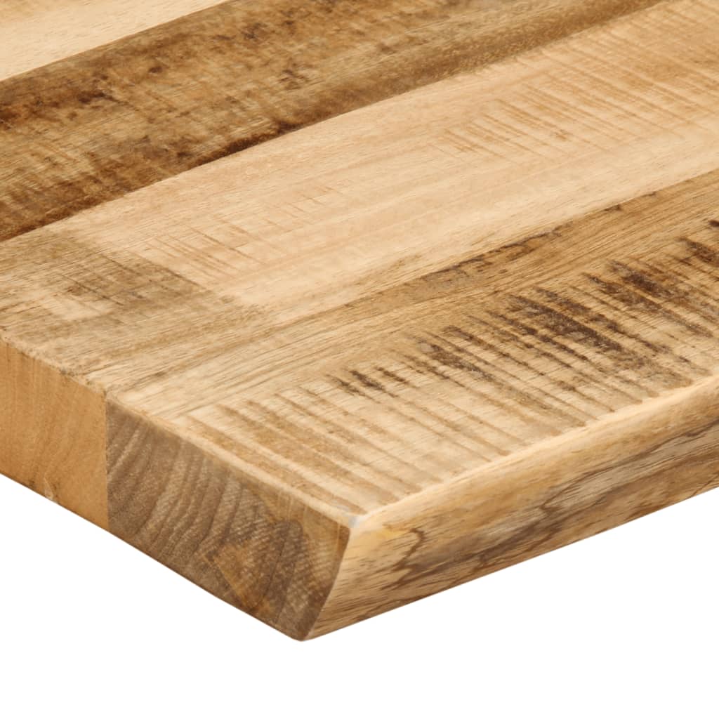 Tischplatte 40x40x2,5 cm Rechteckig Massivholz Akazie Baumkante