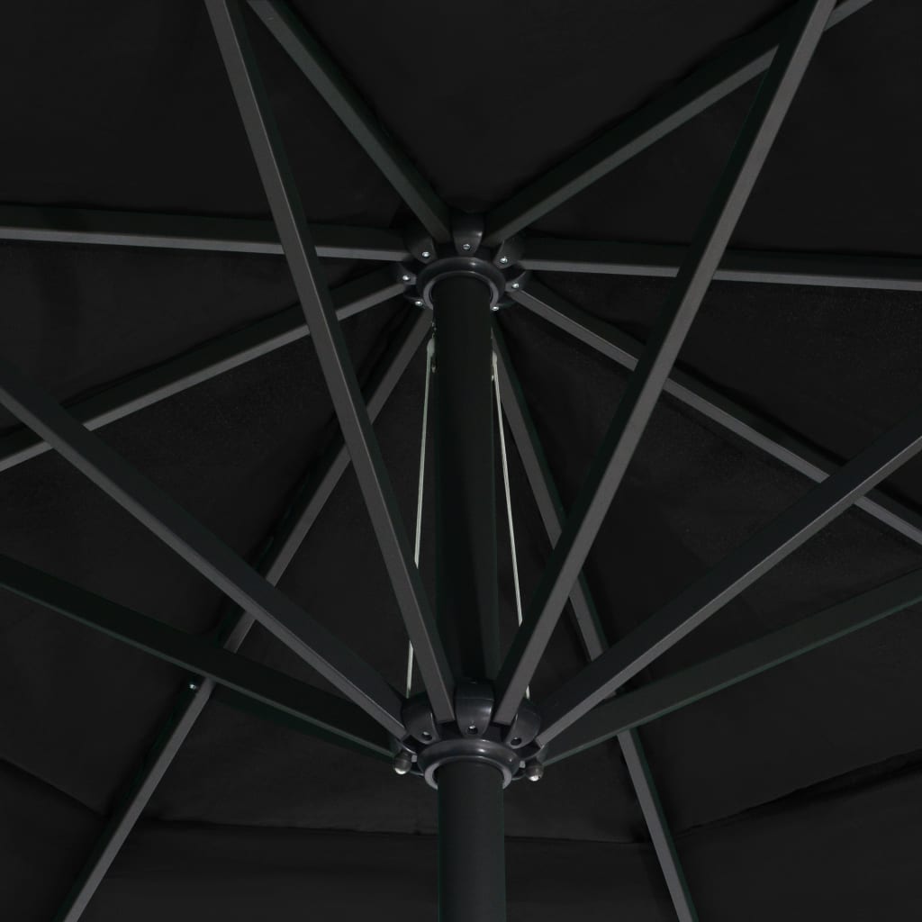 Sonnenschirm Weiß Aluminium 500 cm