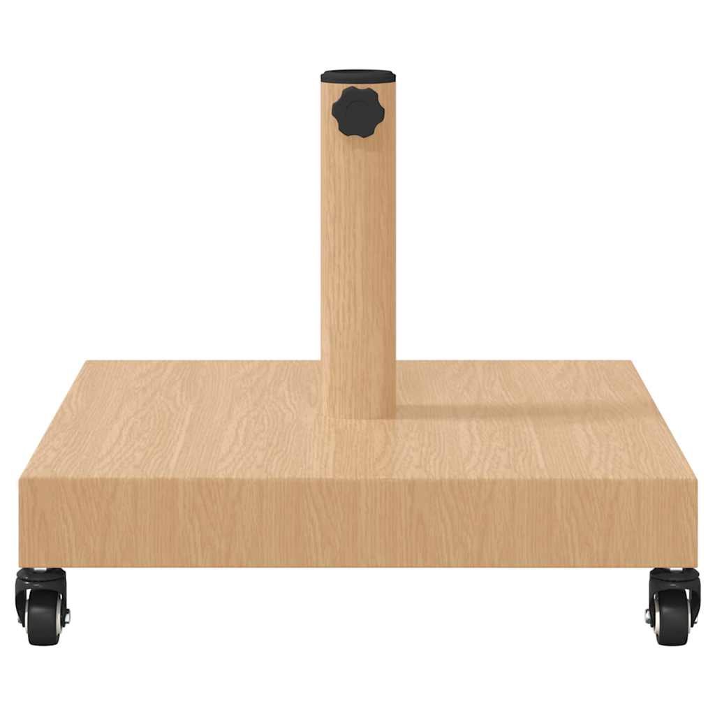 Sonnenschirmständer Dunkelgrau Holzlook 45 x 45 x 31,5 cm