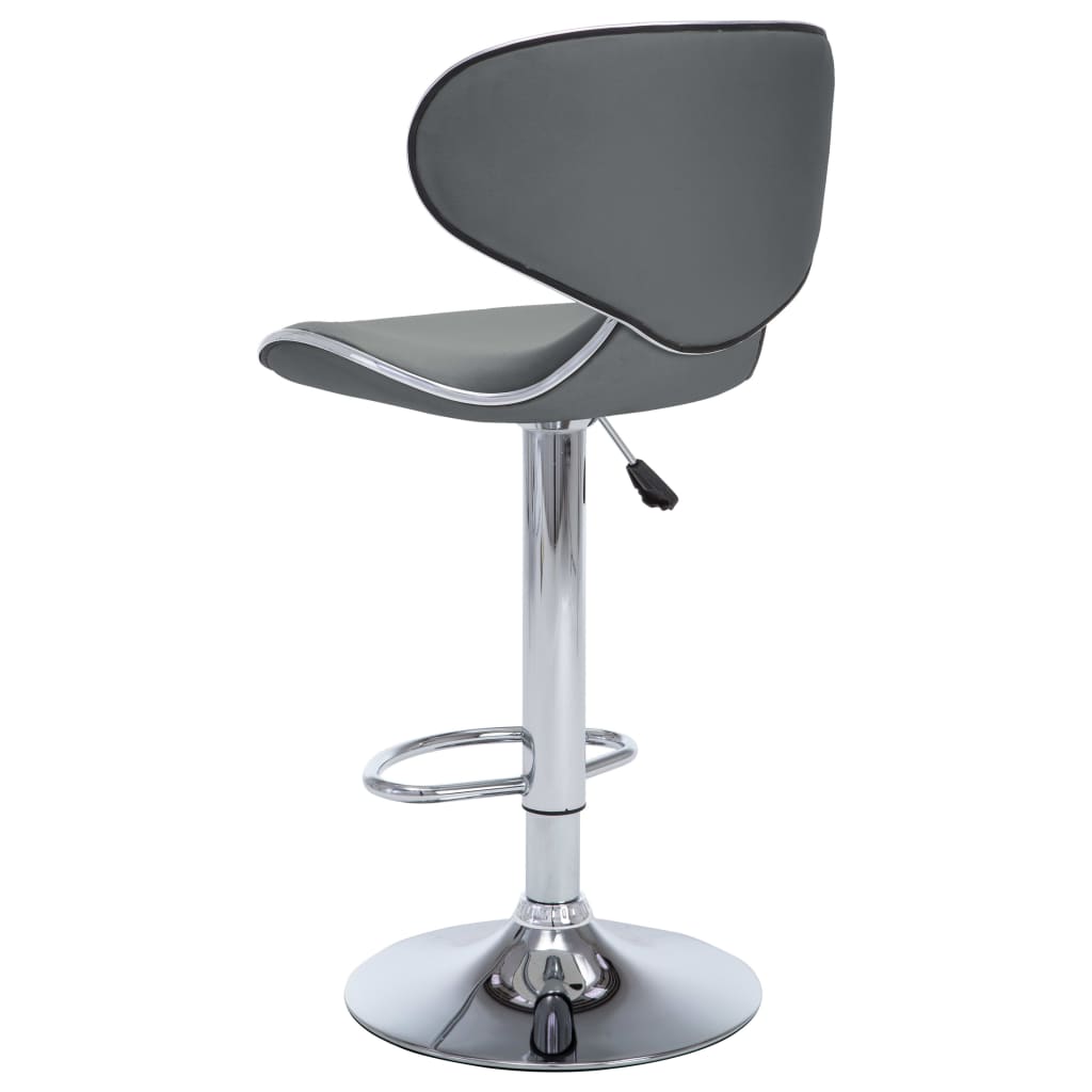 Barhocker 2 Stk. Rot Kunstleder