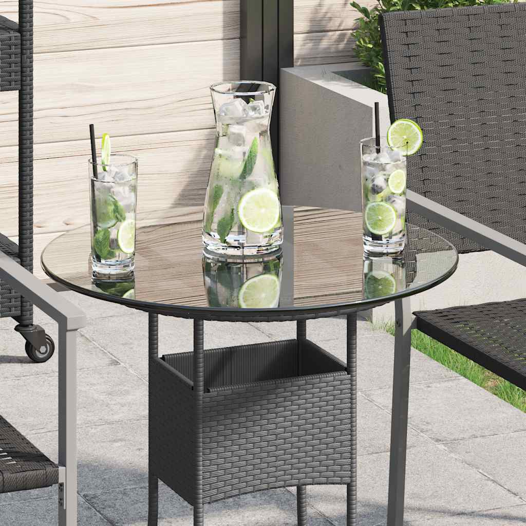 Tischplatte aus gehärtetem Glas quadratisch 700x700 mm