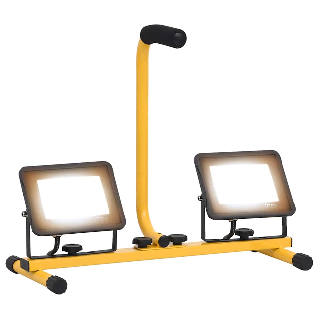 LED-Fluter mit Handgriff 2x10 W Warmweiß