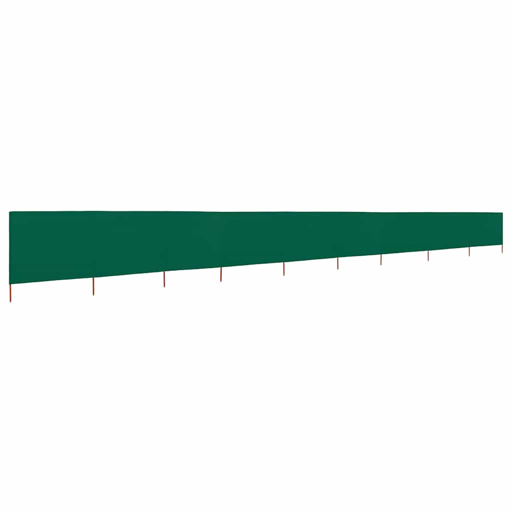 3-teiliges Windschutzgewebe 400 x 120 cm Weiß