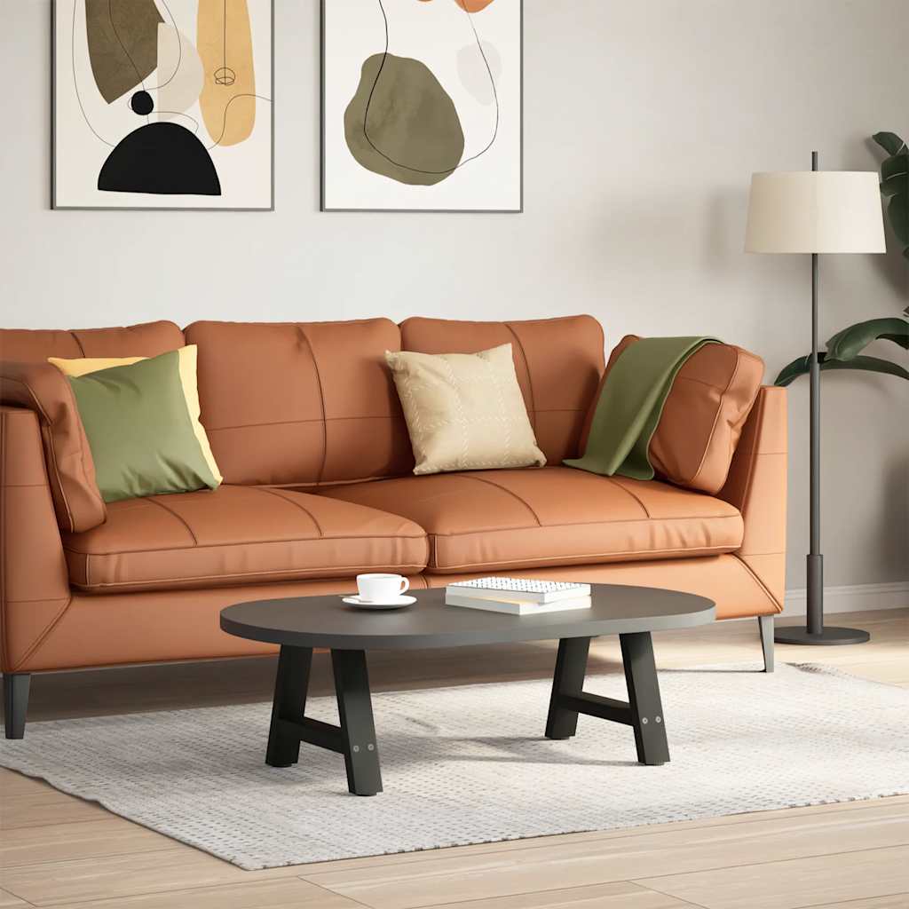 Couchtischbeine A-Form 2 Stk. 30x(30-31) cm Stahl