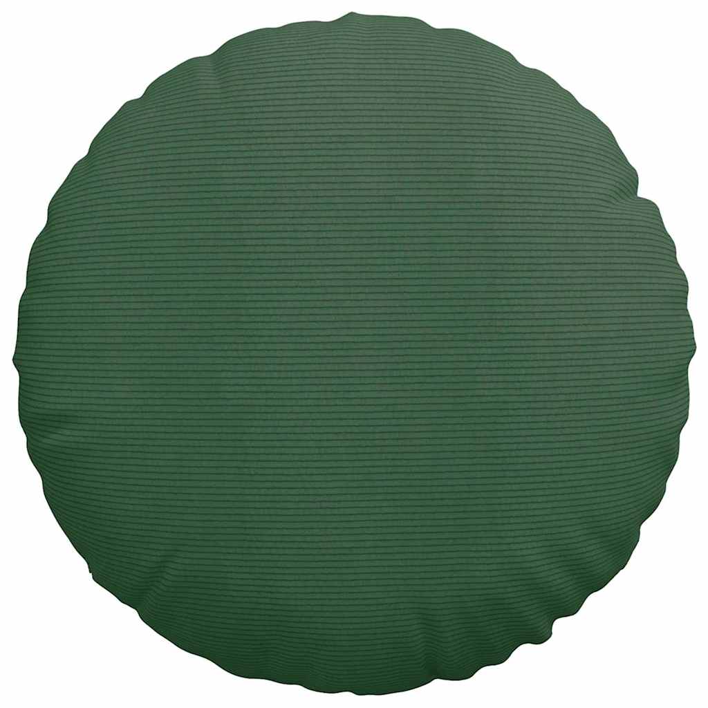 Sitzkissen 2 pcs Hellgrau Ø30 x 13 cm Cordstoff