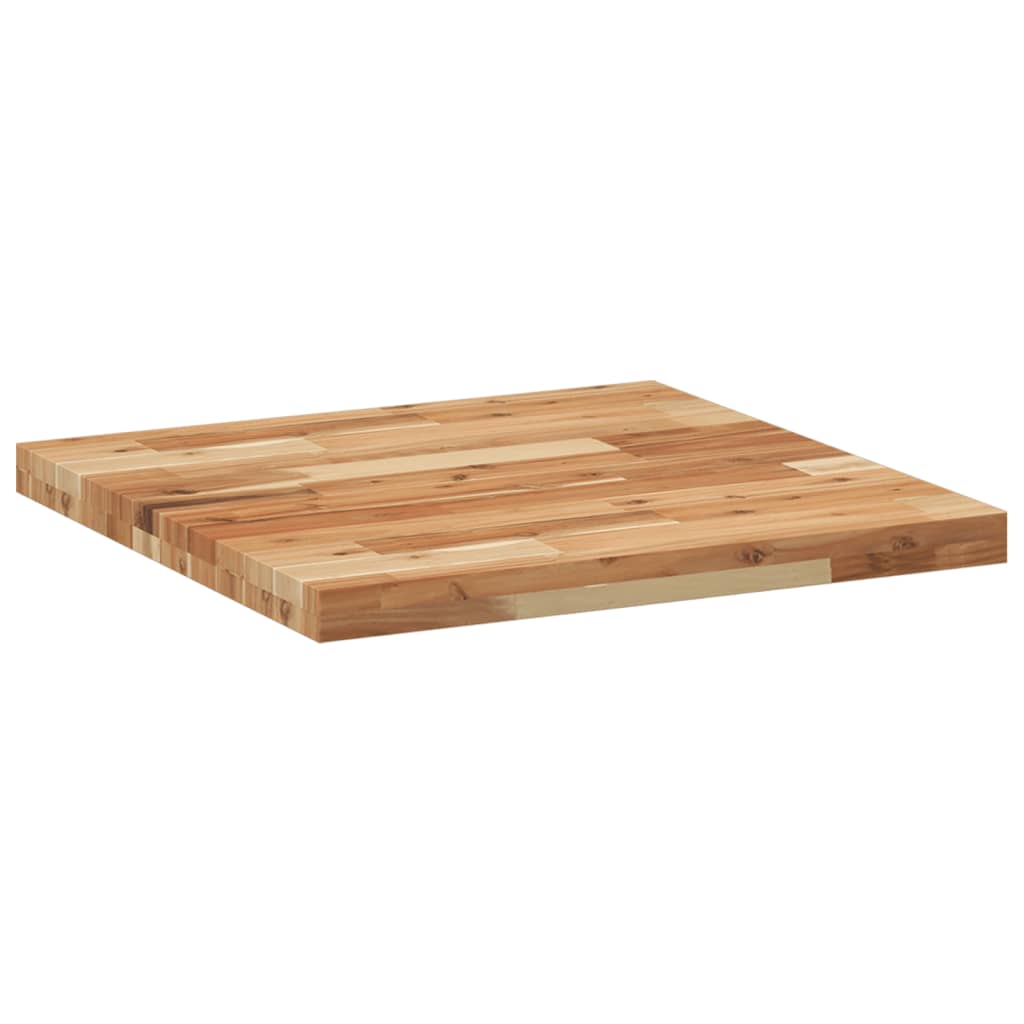 Tischplatte Rund Ø40x2 cm Massivholz Akazie