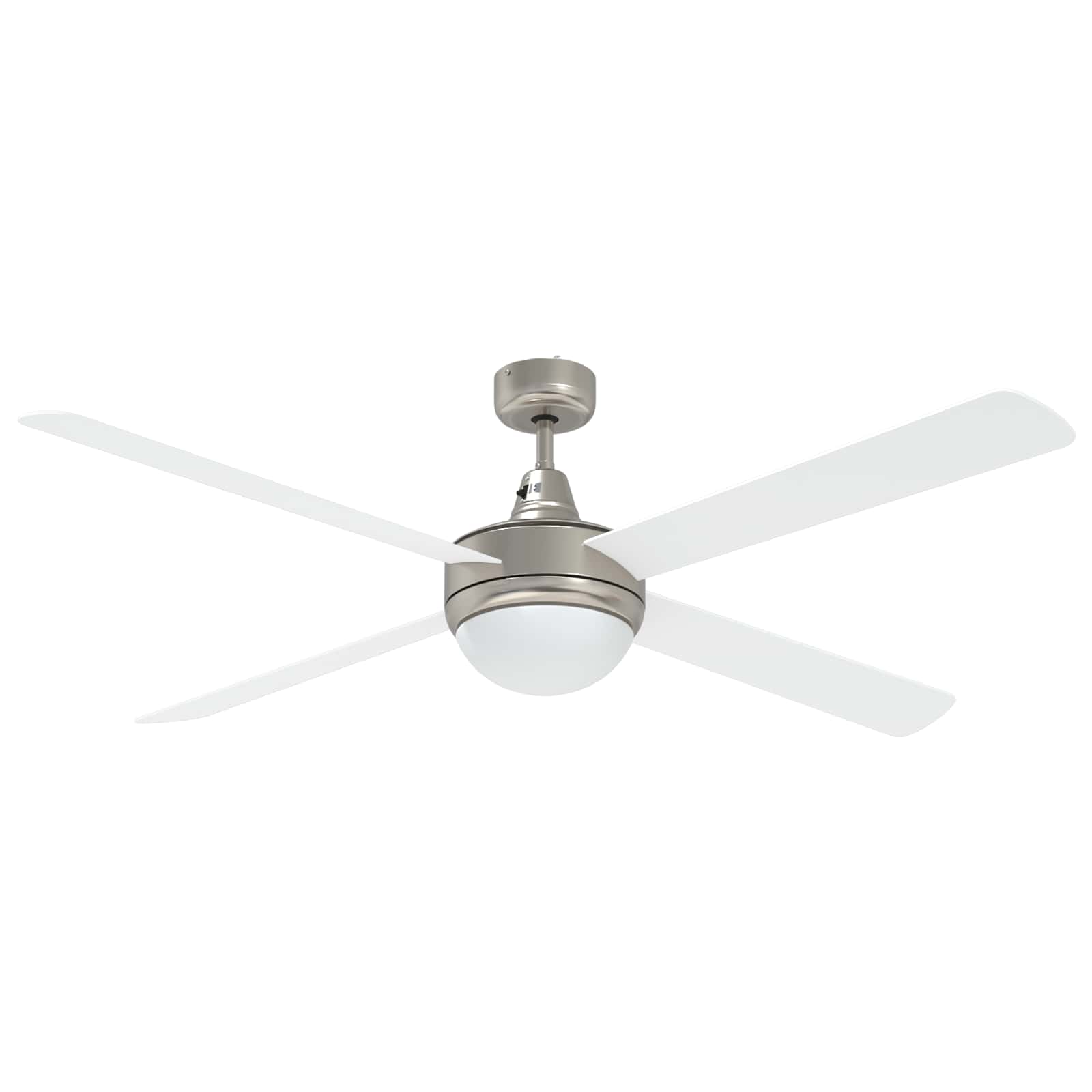Deckenventilator mit Licht und Fernbedienung Ø 130 cm Weiß