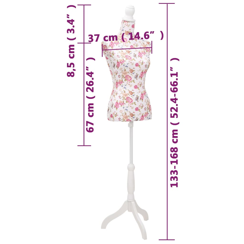 Damenbüste Schneiderpuppe Büste Torso Angezogen Mannequin Schwarz