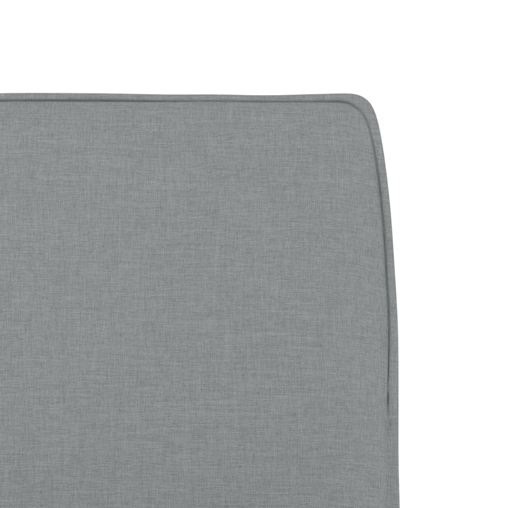Loungesessel Hellgrau 52x75x76 cm Stoff
