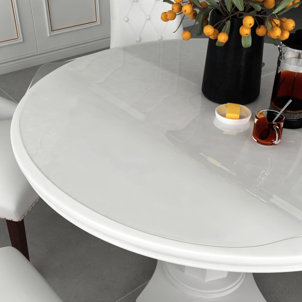 Tischfolie Transparent Ø 60 cm 1,6 mm PVC