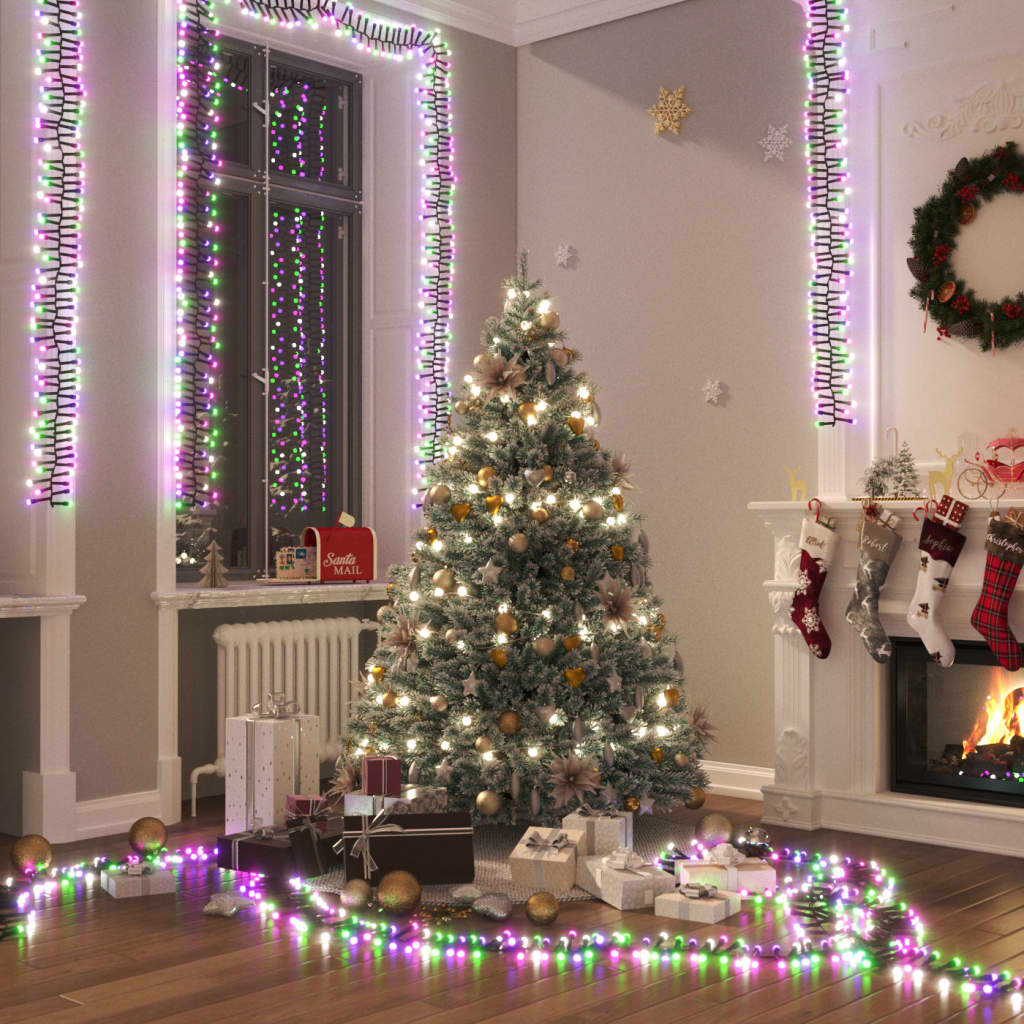 LED-Lichterkette mit 400 LEDs Warmweiß PVC