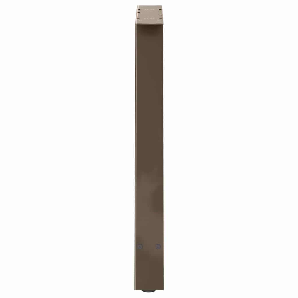 Couchtischbeine A-Form 2 Stk. 30x(30-31) cm Stahl