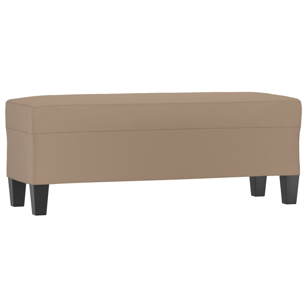 Sitzbank Schwarz 70x35x41 cm Kunstleder
