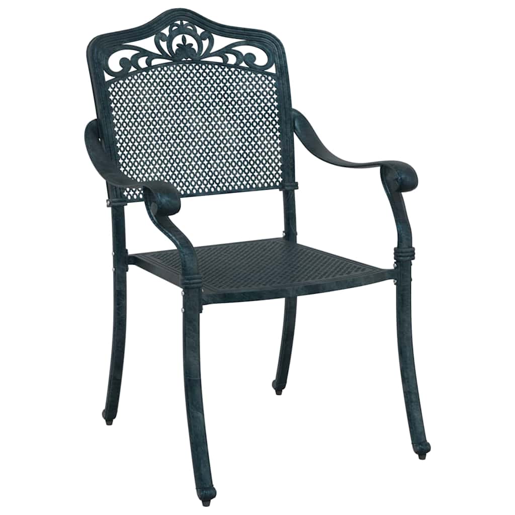 Gartenstuhl 2 pcs Bronze 55 x 55 x 92,5cm Aluminium