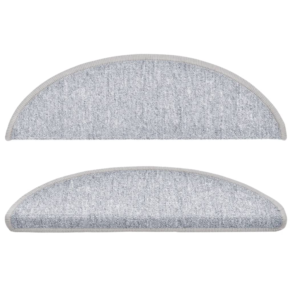 Stufenmatten 15 Stk. 56x17x3 cm Anthrazit Halbrund
