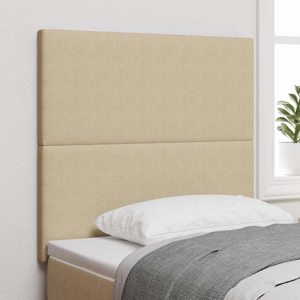 Kopfteil Hellgrau 80 cm Cordstoff