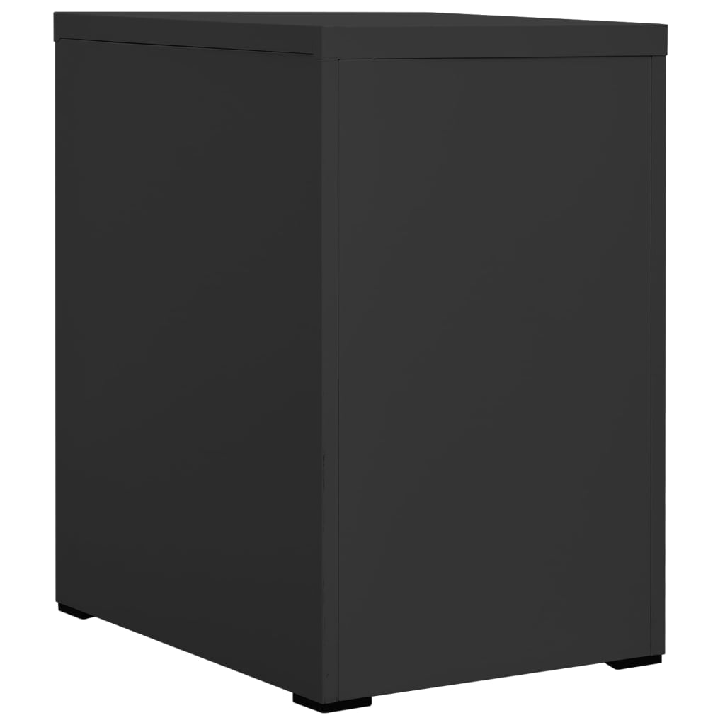 Aktenschrank Weiß 46x62x72,5 cm Stahl