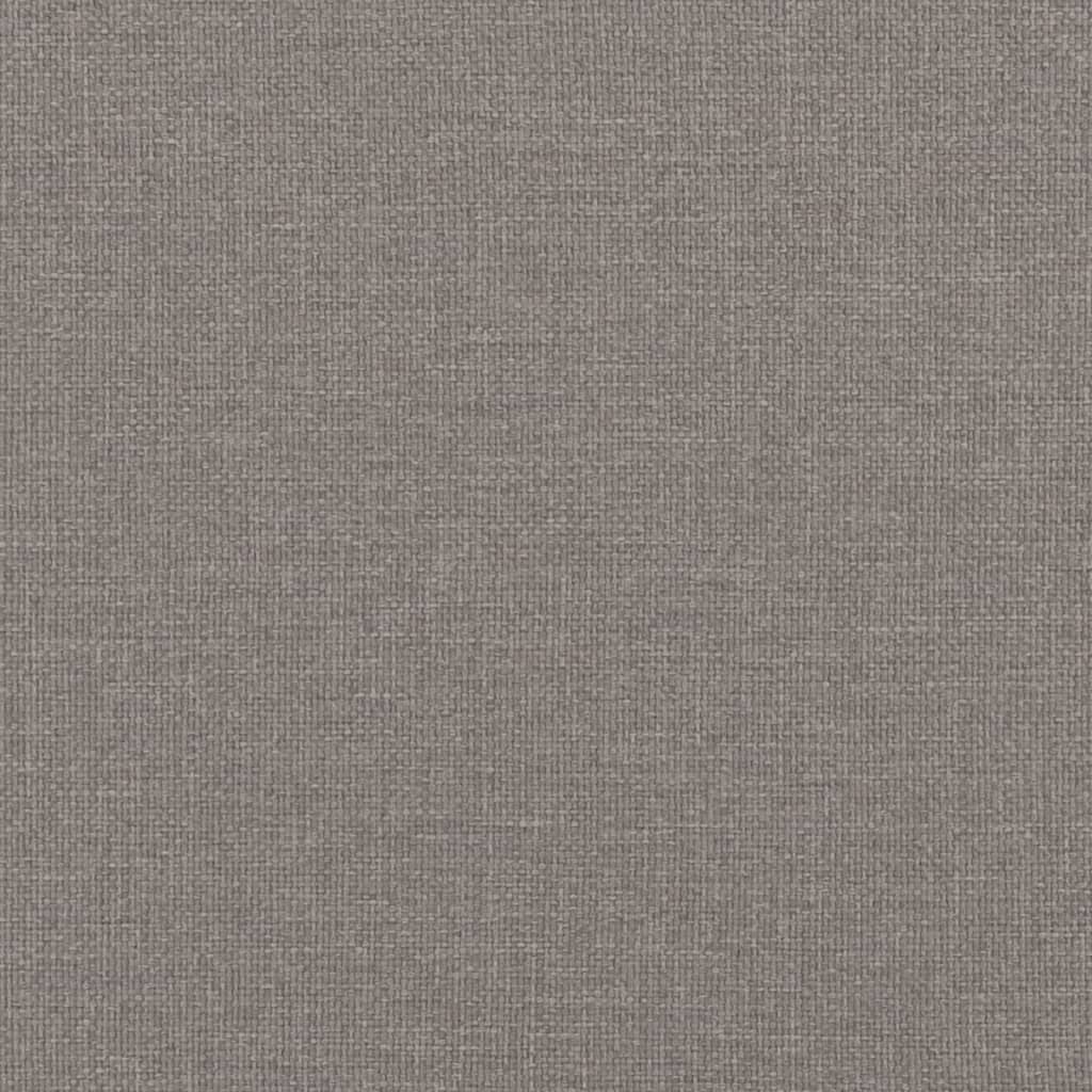 4-tlg. Sofagarnitur mit Kissen Taupe Stoff