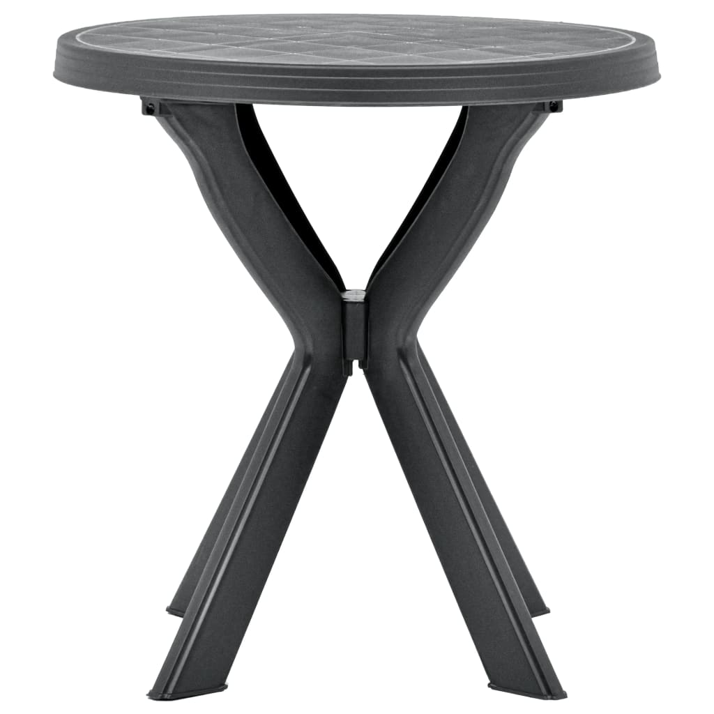 Bistrotisch Weiß Ø70 cm Kunststoff