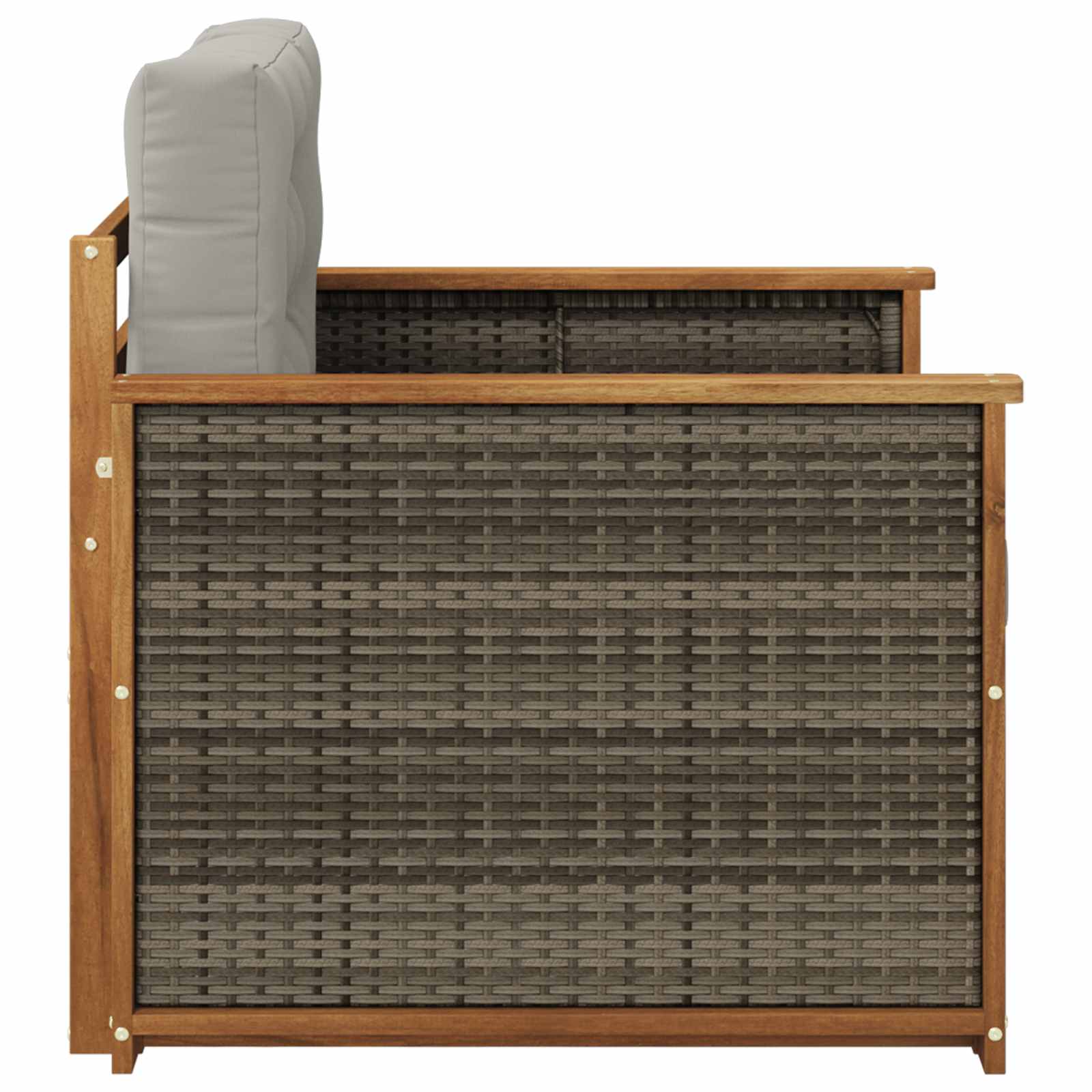 2 Stück Outdoor-Sofa Natur