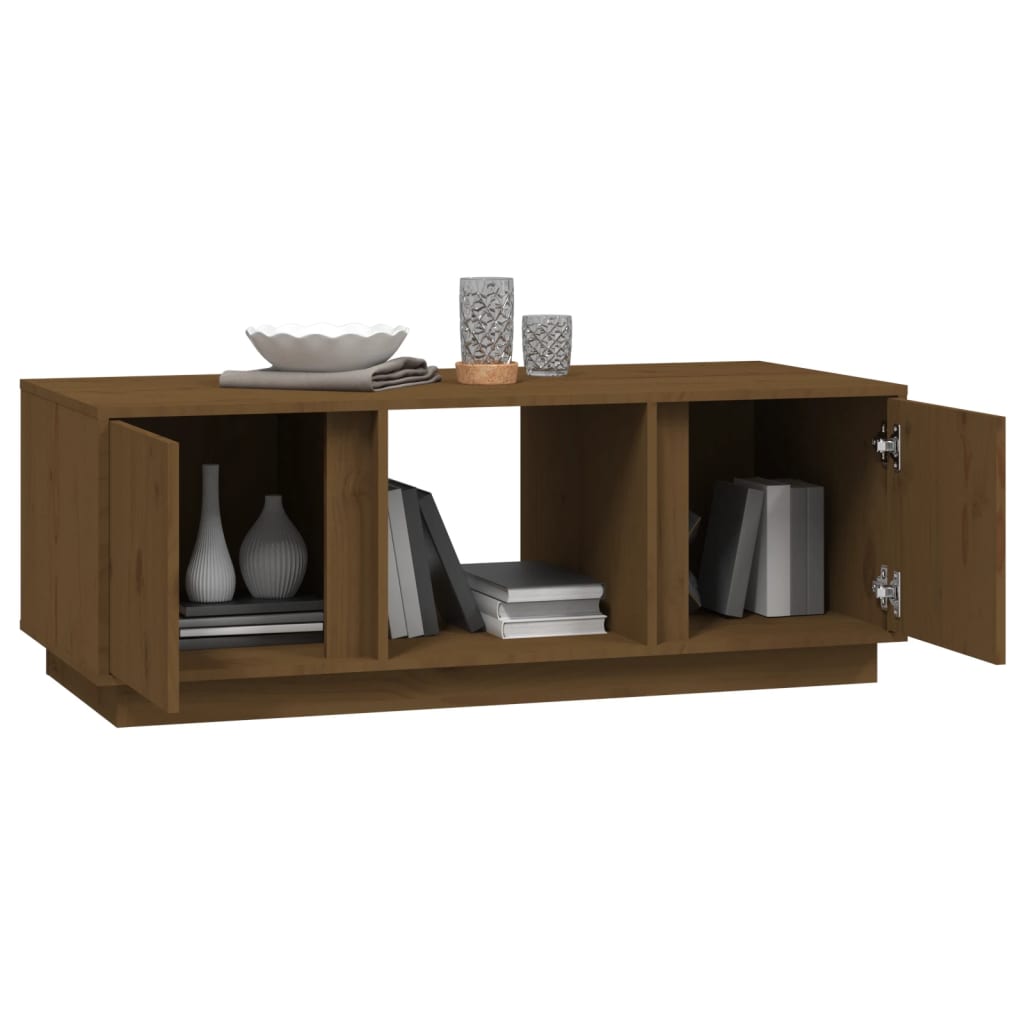 Couchtisch 110x50x40 cm Massivholz Kiefer