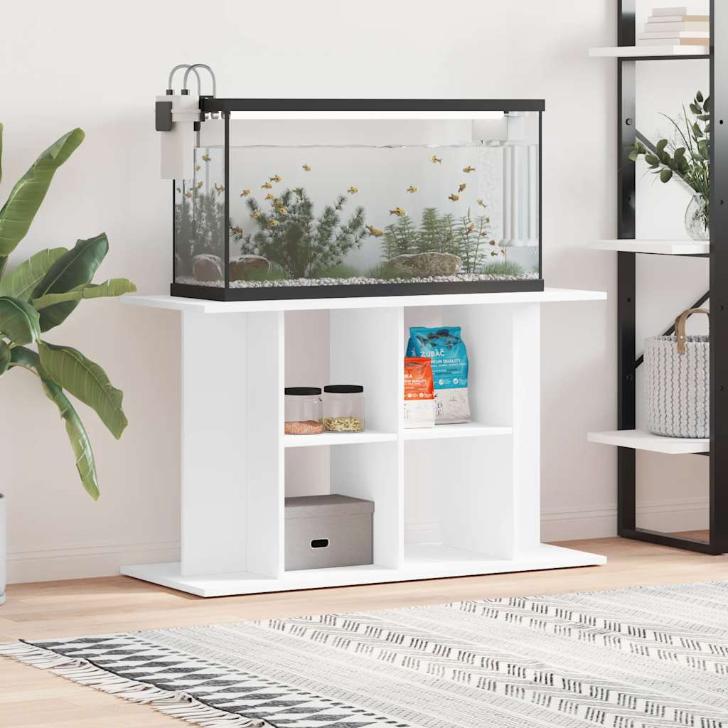 Aquariumständer Weiß 60x30x60 cm Holzwerkstoff
