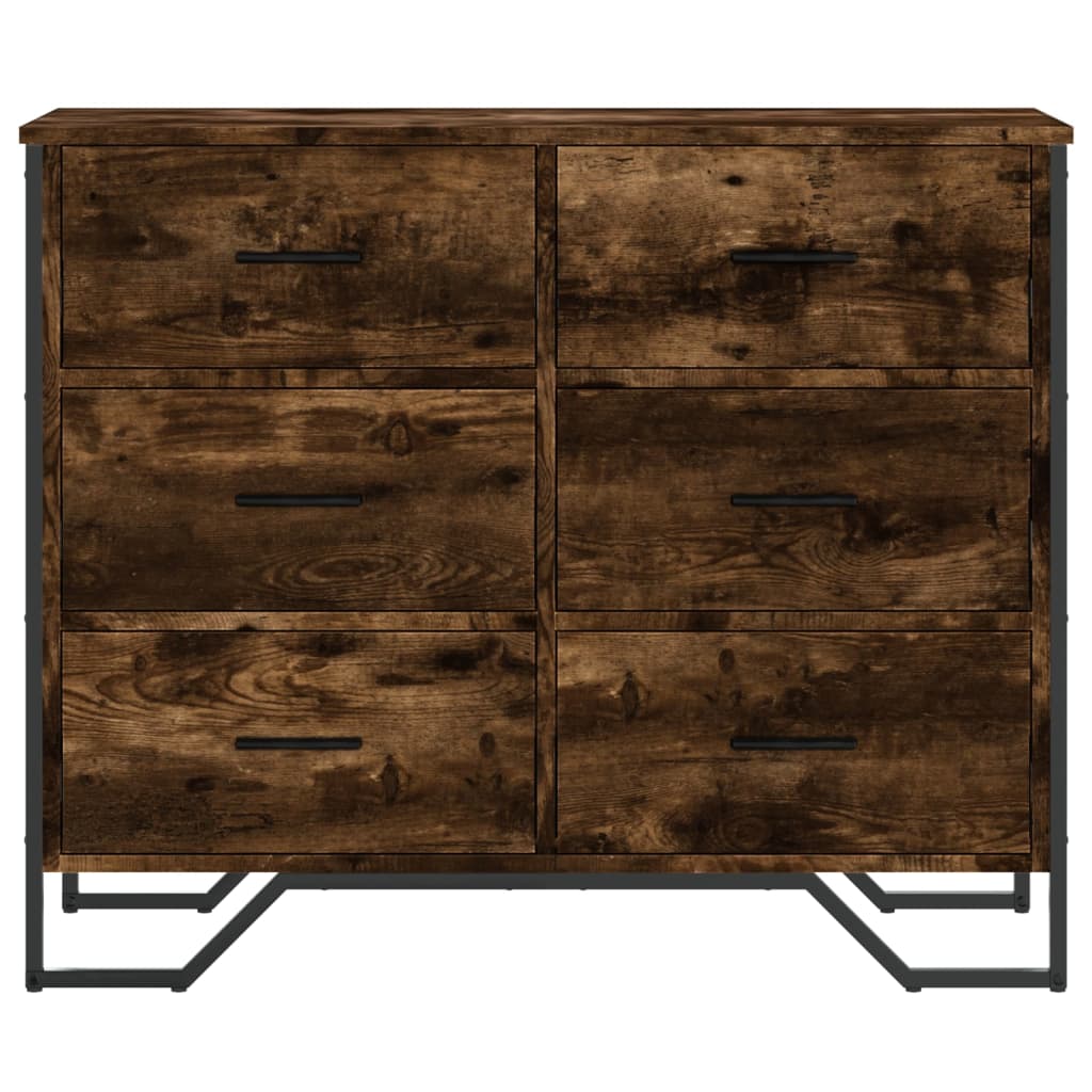 Kommode Schwarz 91x35,5x74,5 cm Holzwerkstoff
