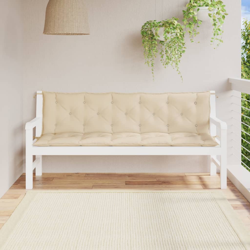 Gartenbank-Auflagen 2 Stk. Königsblau 100x50x7 cm Oxford-Gewebe