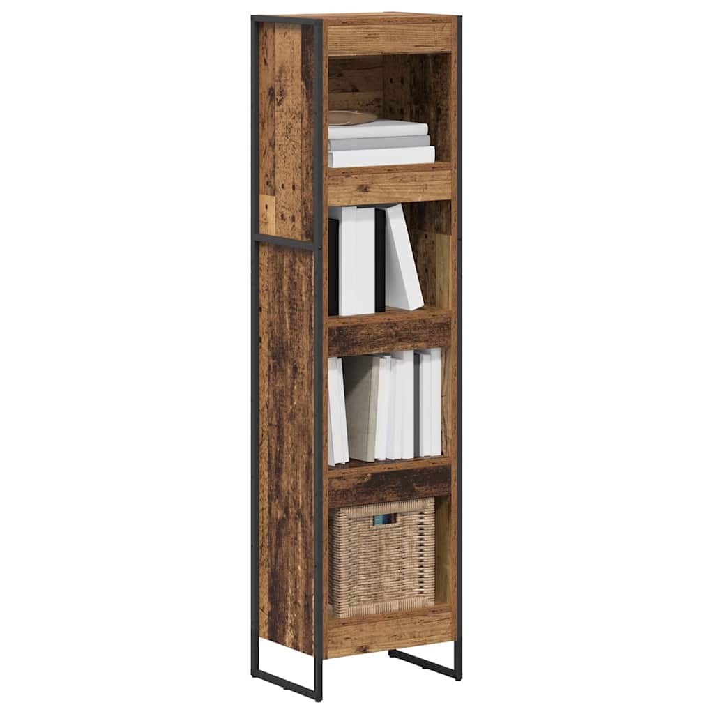 Bücherregal 2 pcs Schwarz Eichen-Optik 60 x 30 x 189,5 cm