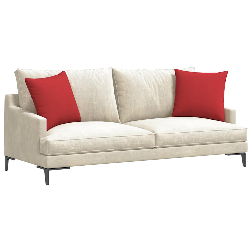 Sofakissen 2 pcs Hellgrau 50 x 30 cm Stoff
