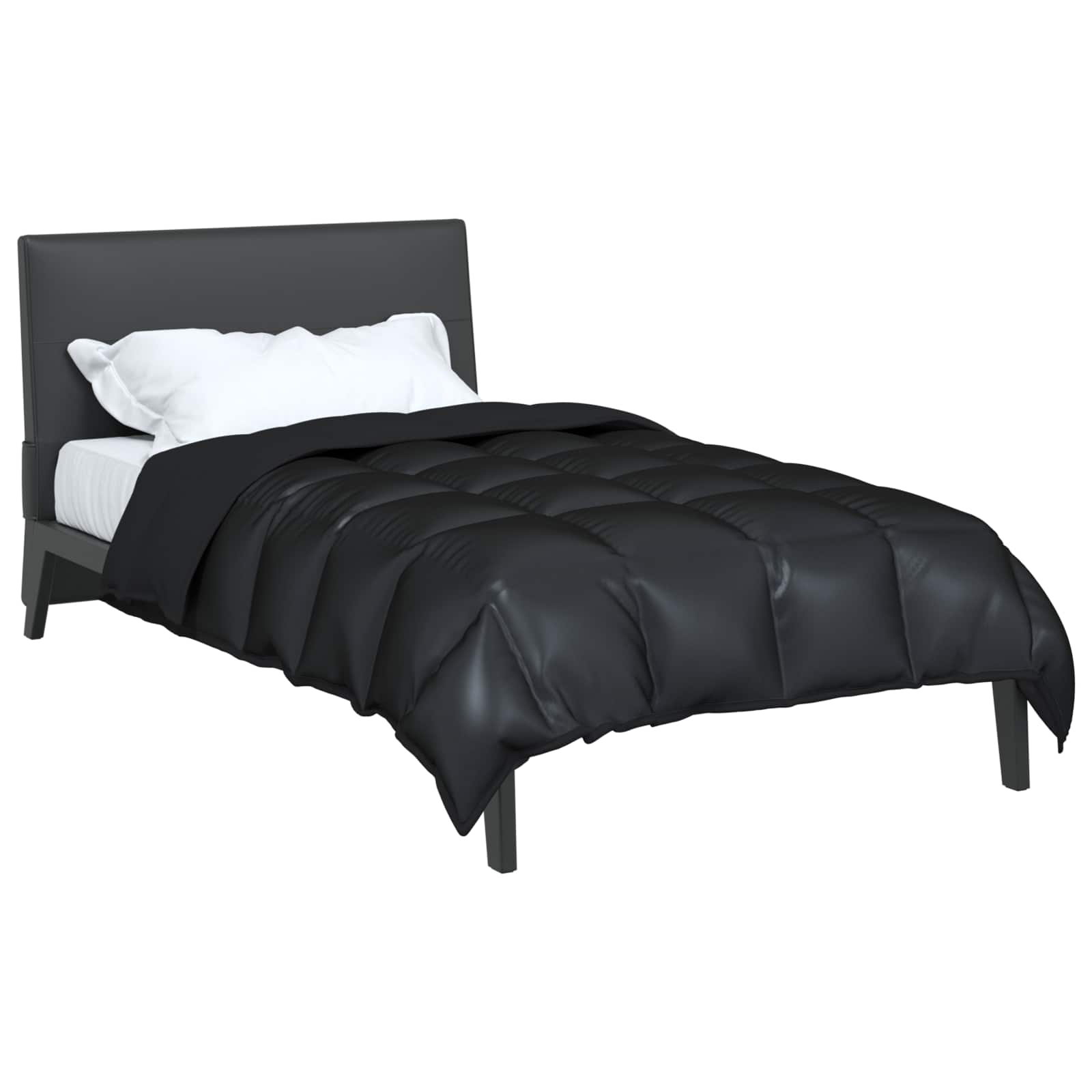 Winterbettdecke Gold 135 x 200 cm Satin und Mikrofaser