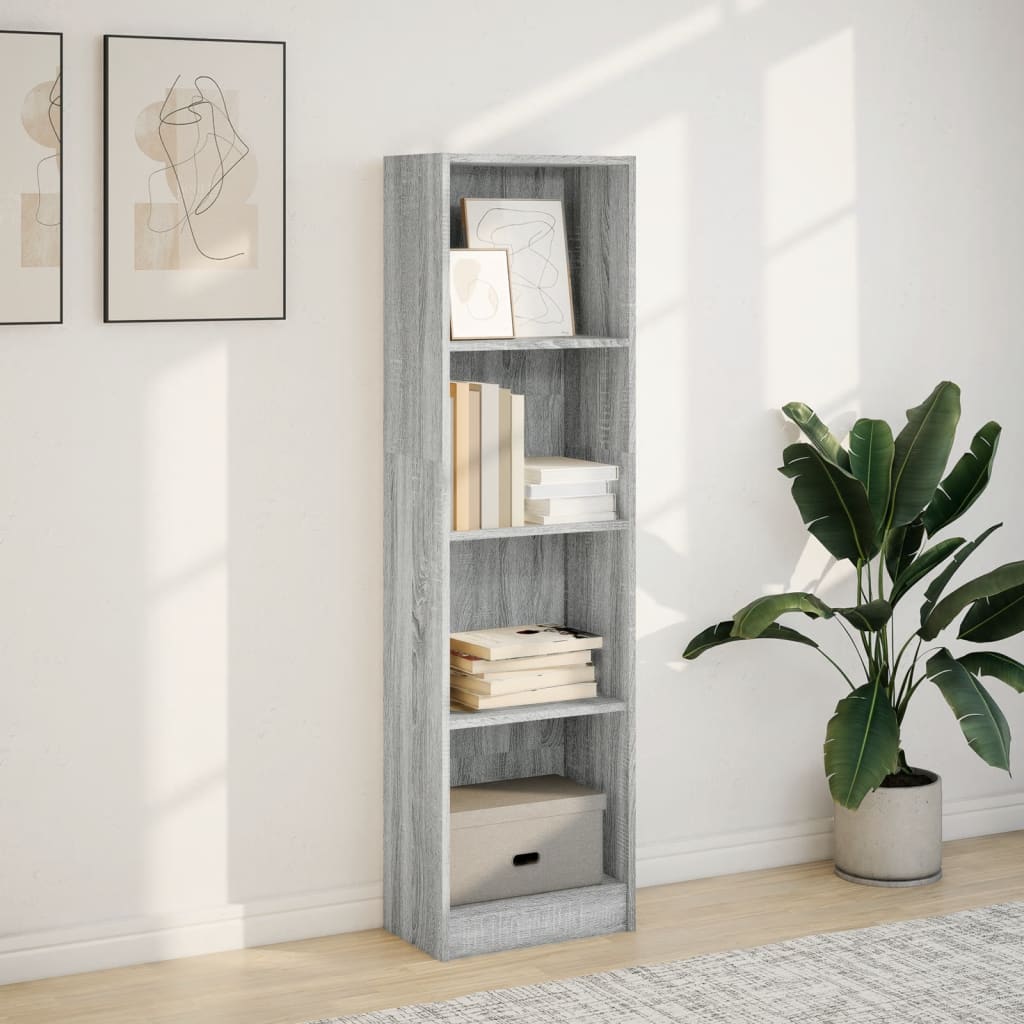 Bücherregal Weiß 40x24x75 cm Holzwerkstoff