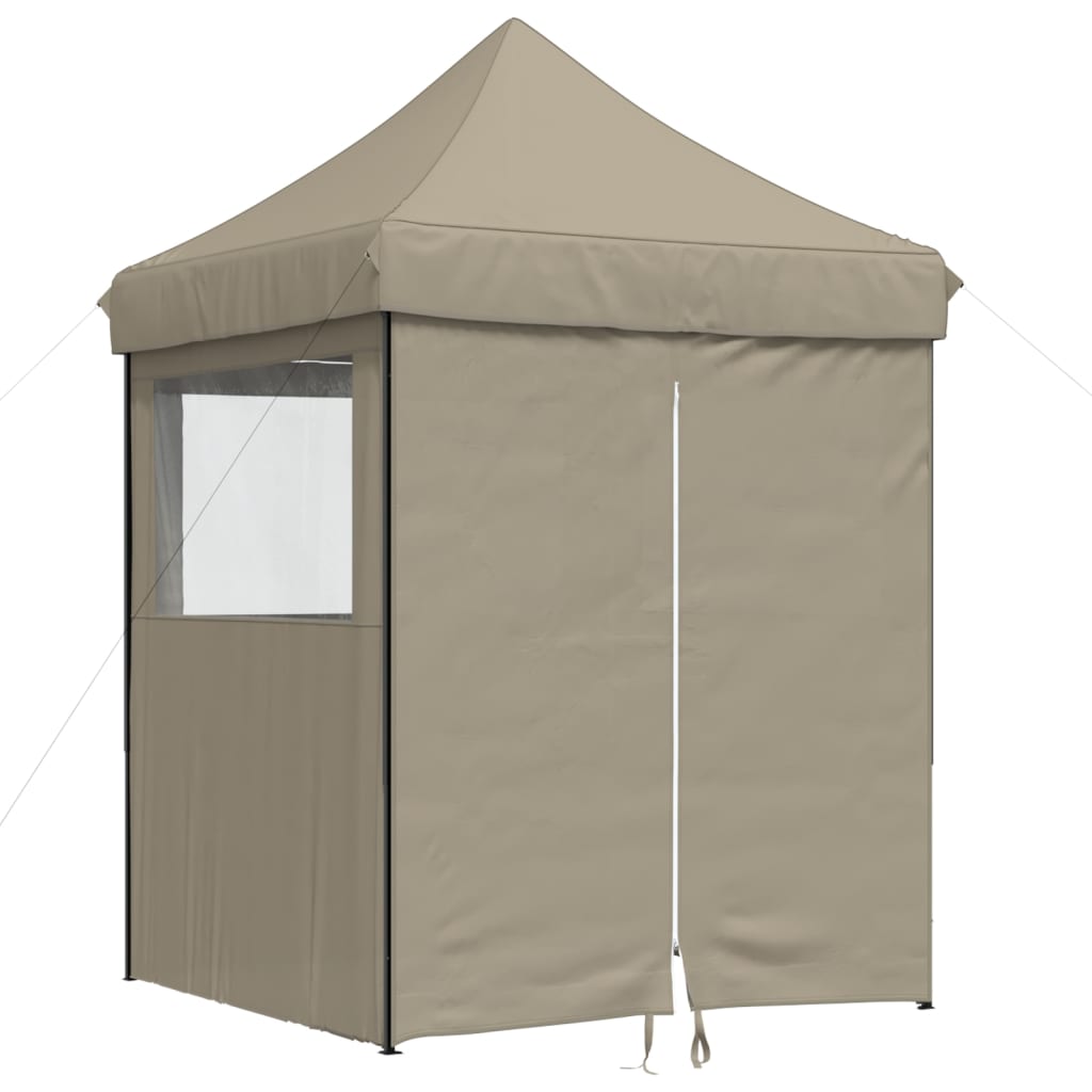 Partyzelt Faltbar Pop-Up Schwarz 200x200x306 cm