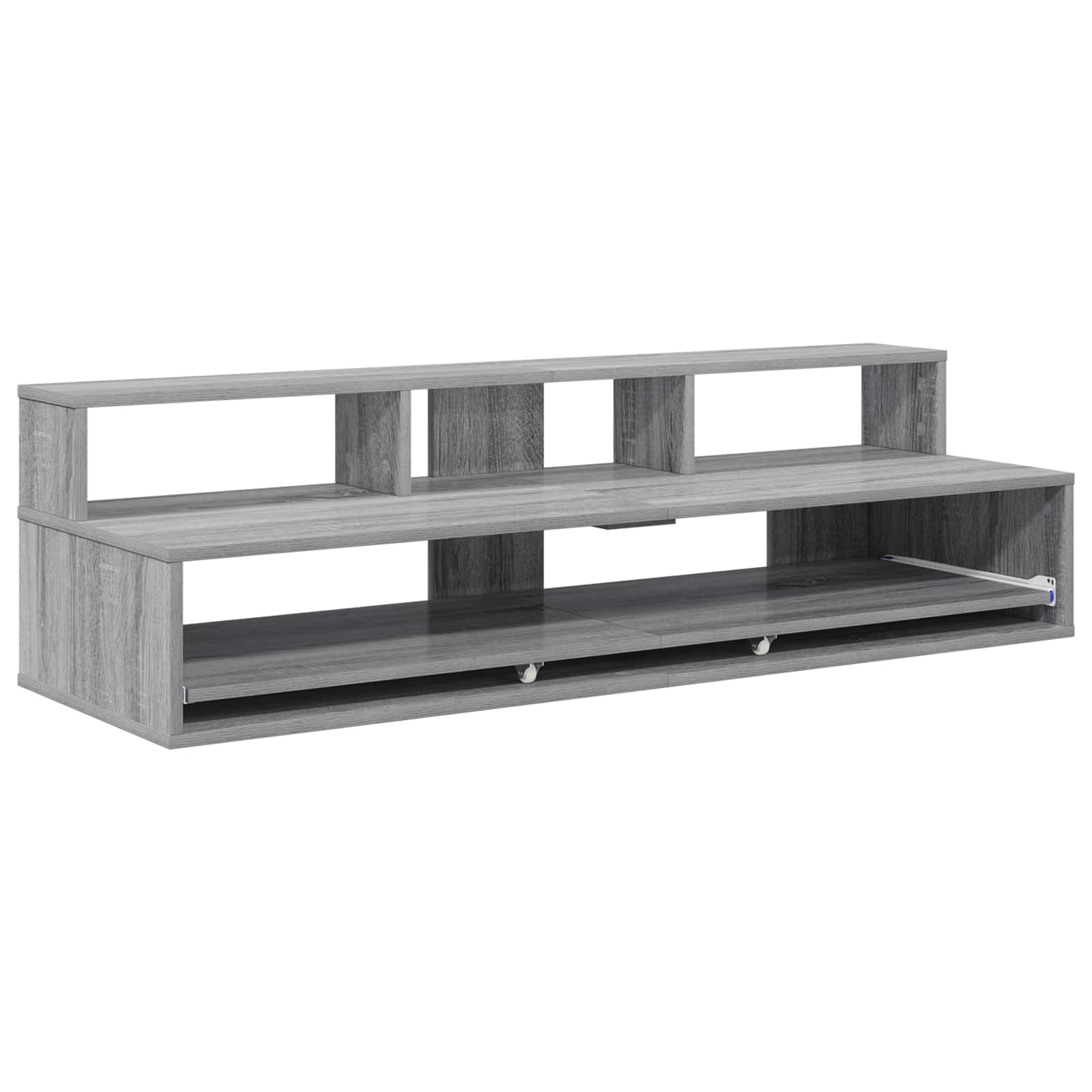 Studiotisch Weiß 152 x 42,5 x 36 cm Holzwerkstoff