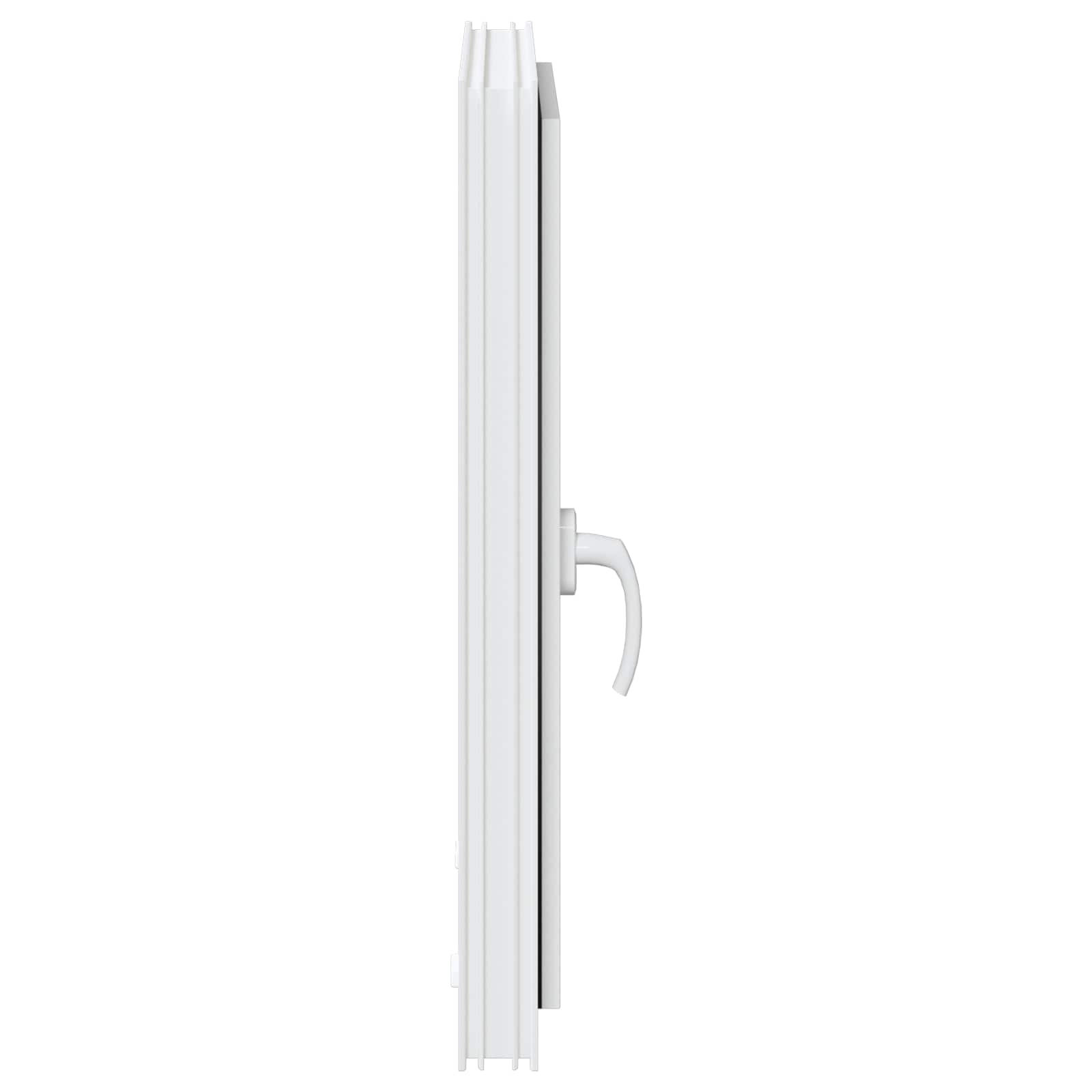 Kellerfenster RISOR 50 x 50 cm PVC und Glas Weiß