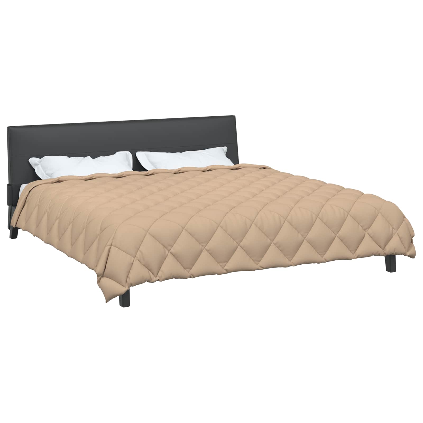 Winterbettdecke Anthrazit 135 x 200 cm Mikrofaser