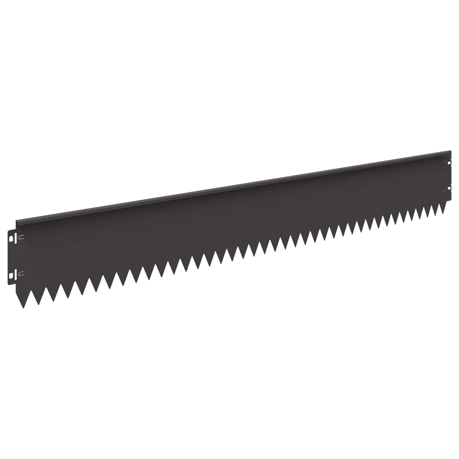 Raseneinfassung 10 pcs 103 x 10 cm Stahl Schwarz
