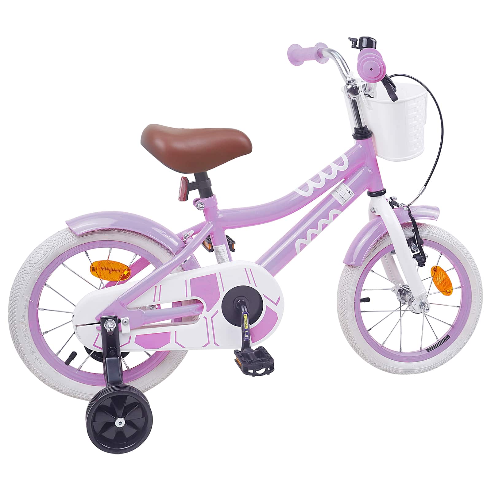 Kinderfahrrad 12 Zoll für 2-4 Jahre alt Rosa