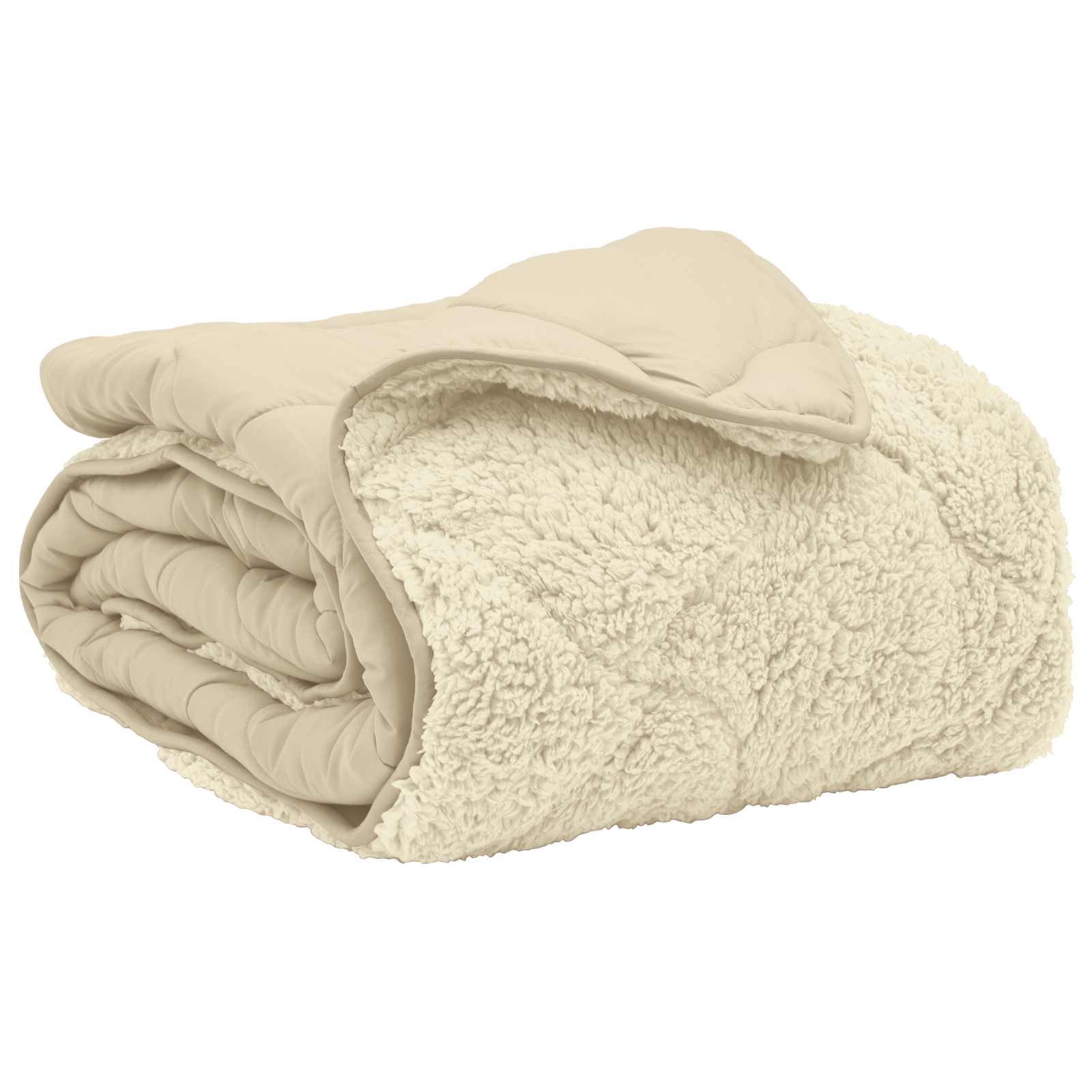 Sommerdecke Anthrazit 135 x 200 cm Mikrofaser und Teddy-Fleece