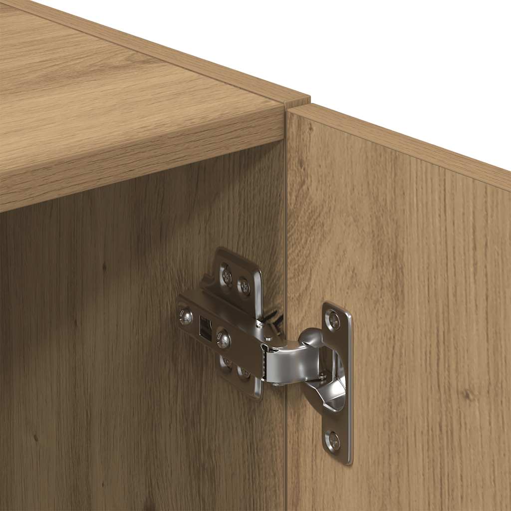 3-tlg. Küchenschrank-Set Weiß Holzwerkstoff