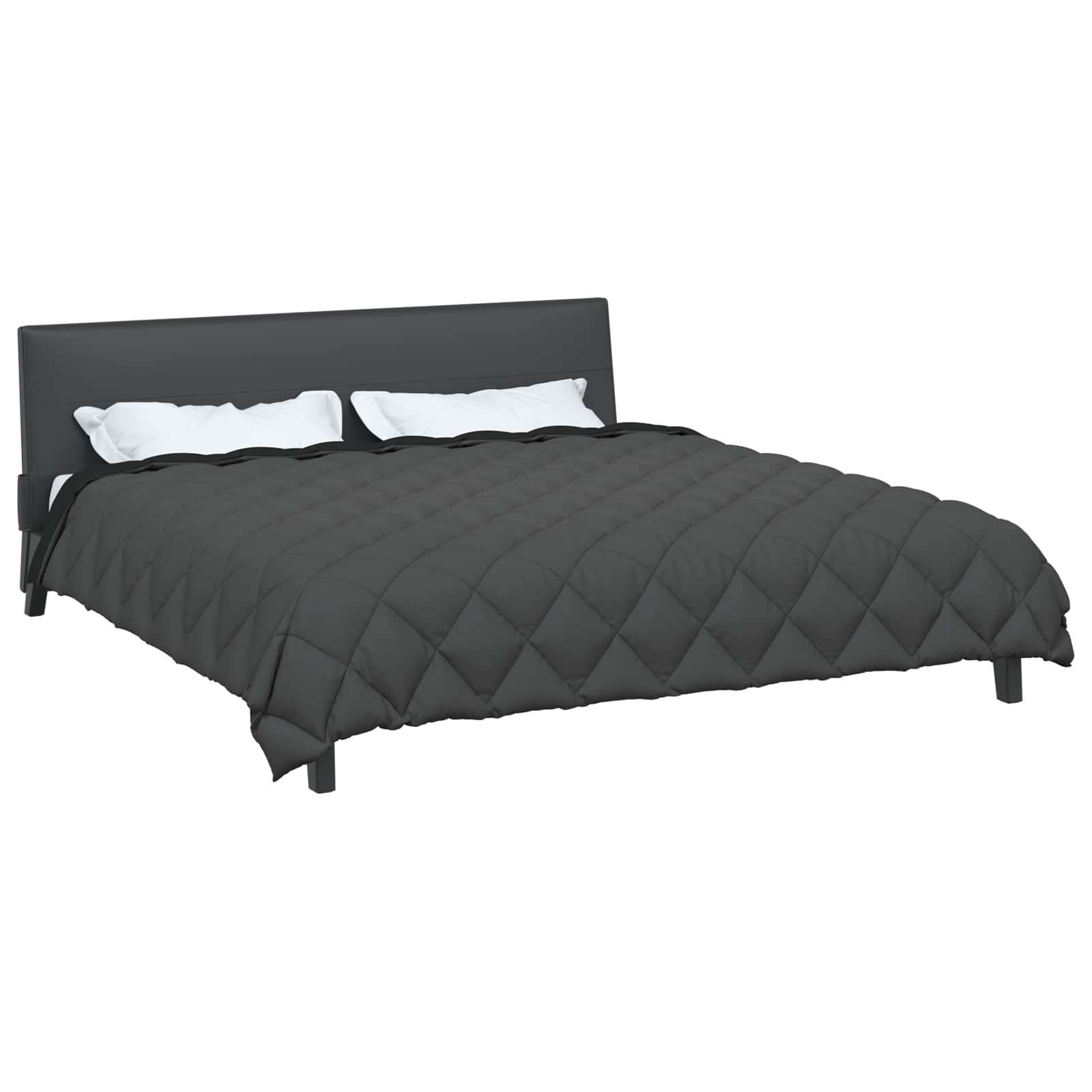Winterbettdecke Anthrazit 135 x 200 cm Mikrofaser