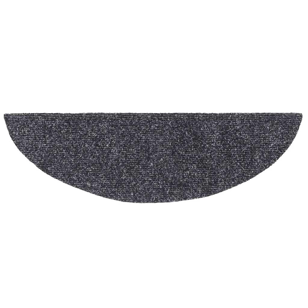 Stufenmatten Selbstklebend 15 Stk. 56x17x3 cm Hellbraun Halbrund
