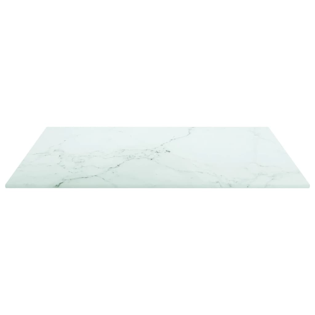 Tischplatte aus gehärtetem Glas quadratisch 700x700 mm